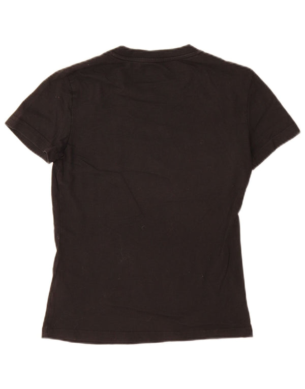 Adidas Womens Terrex Graphic T-Shirt Top UK 4/6 XS Black Cotton