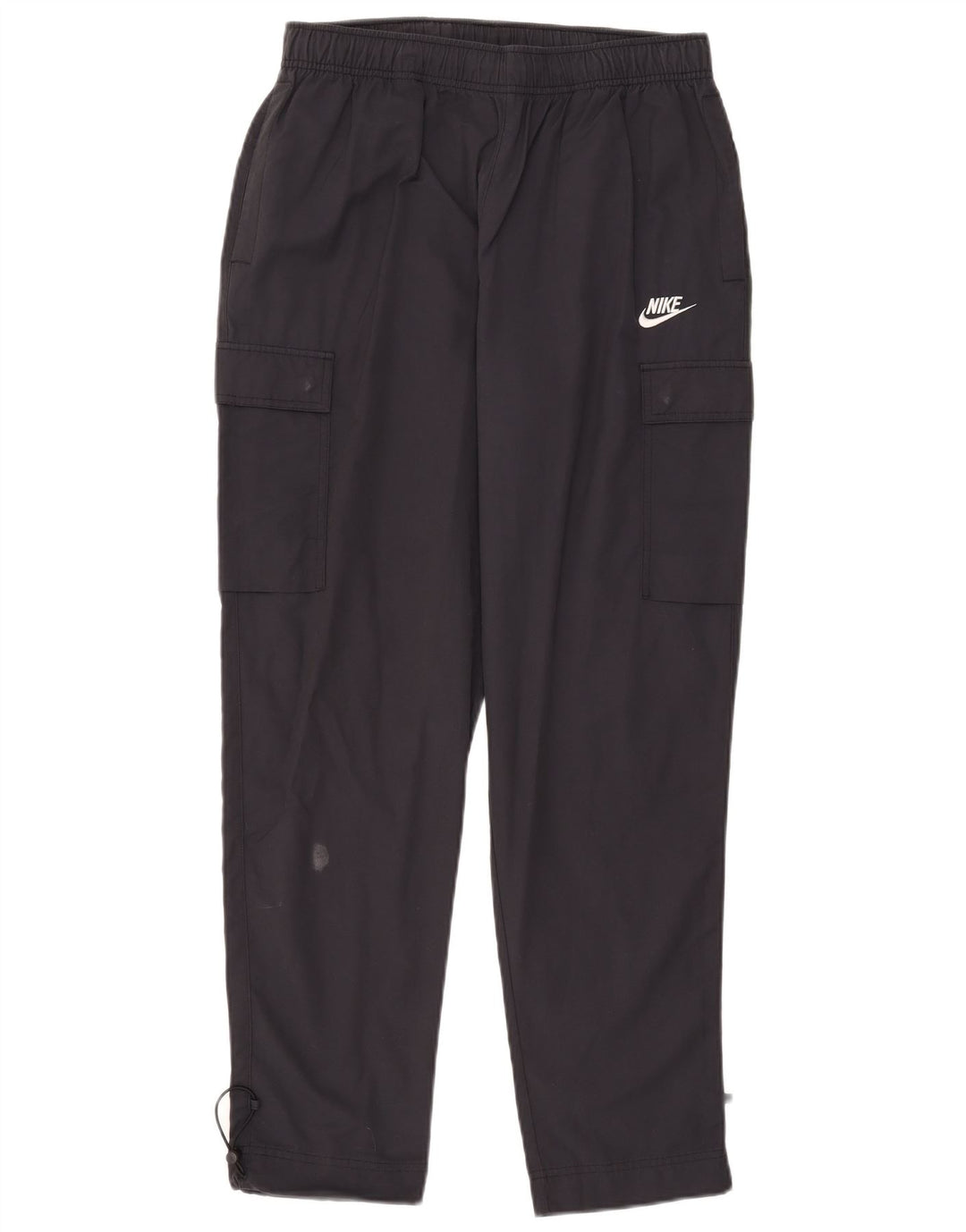 Męskie spodnie dresowe Nike Cargo, średnie, granatowe, bawełniane