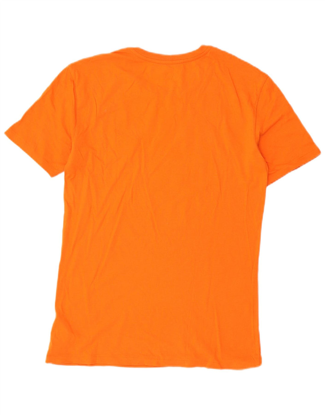 Męski T-shirt z grafiką Armani Exchange, mały, pomarańczowy, bawełniany