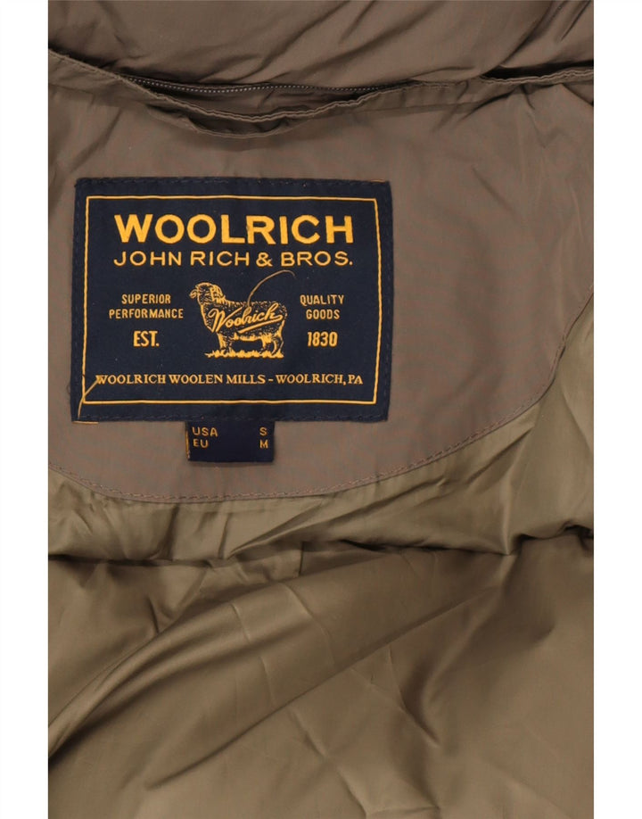 Męska ocieplana kurtka z kapturem Woolrich UK 36 Small Khaki