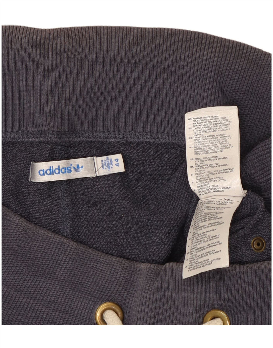 Damskie spodnie dresowe ADIDAS Joggers IT 44 Średni granatowy, bawełniany