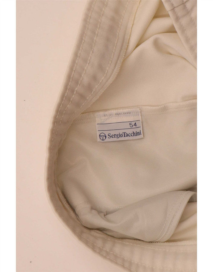 Męskie spodenki sportowe Sergio Tacchini IT 54 XL, biały poliester