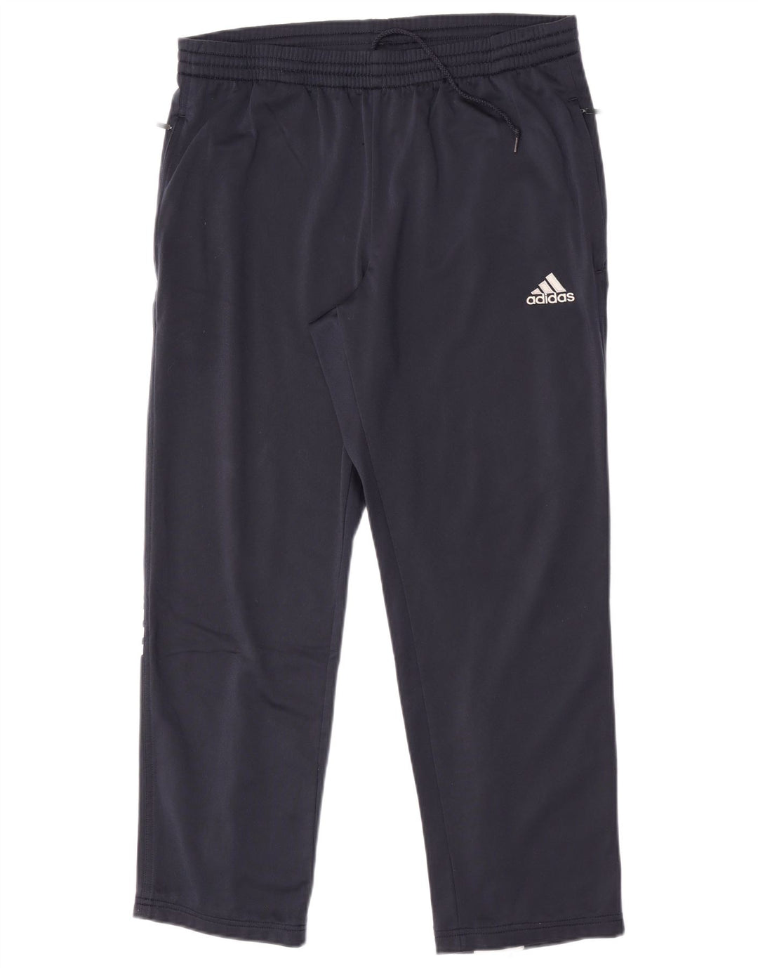 Adidas Męski pełny dres UK 38/40 Średni szary poliester z blokami kolorów
