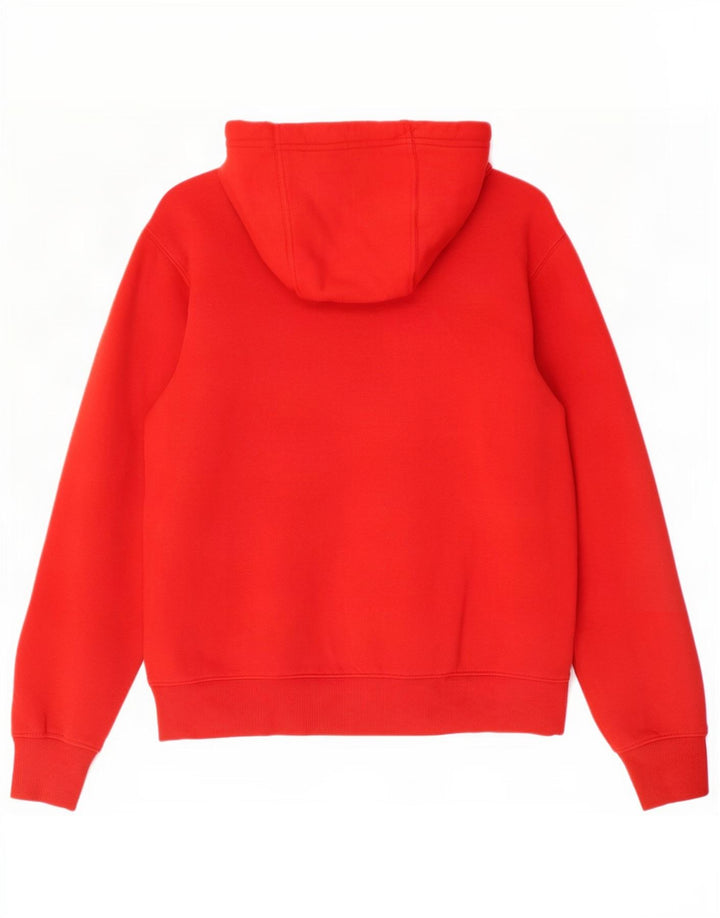 Męski sweter z kapturem Tommy Hilfiger, duży, czerwony, bawełniany