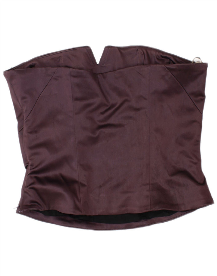 Damski top gorsetowy COAST UK 12, średni fioletowy octan