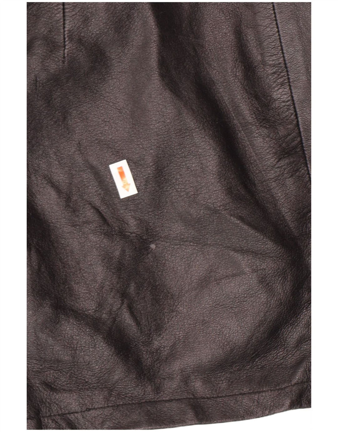 EMBASSY Damska skórzana spódnica z wysokim stanem IT 46 Large W26 Czarna skóra