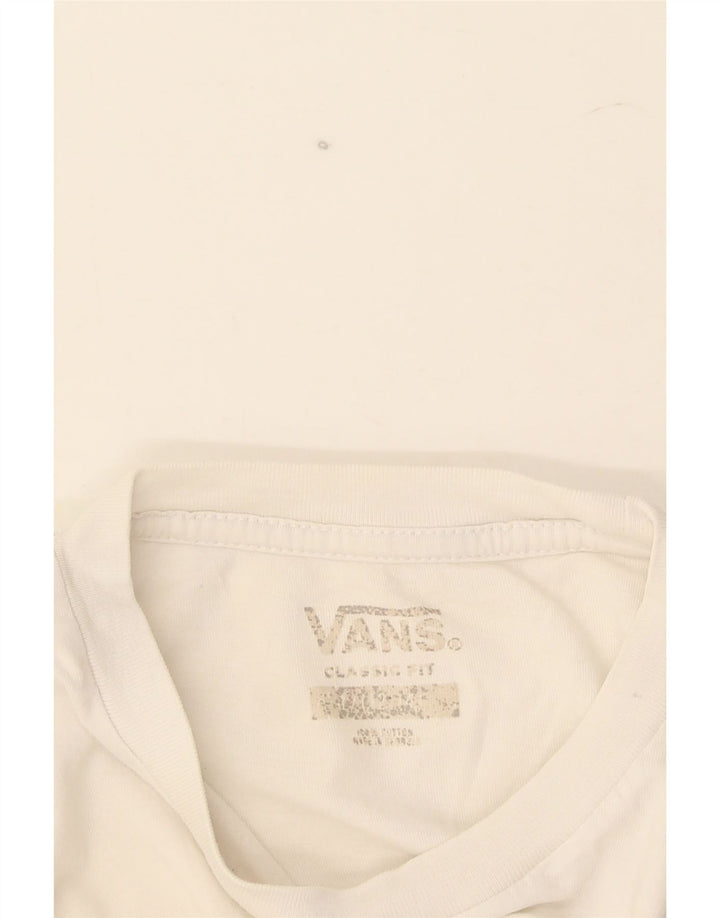 Chłopięcy T-shirt z grafiką Vans 11-12 lat, biały