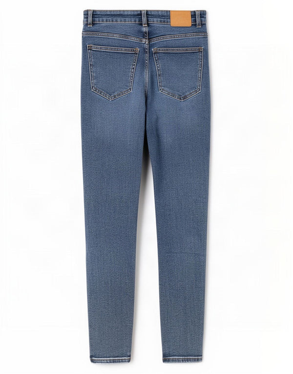 Damskie jeansy skinny Zara EU 42 Large W32 L28 Niebieskie bawełniane