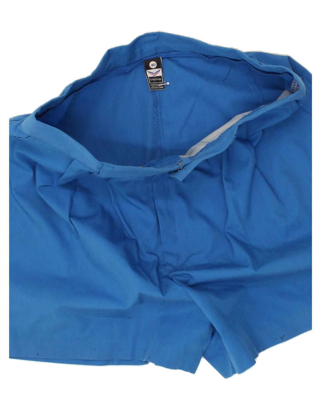 TRIGEMA Womens Casual Shorts EU 40 Medium W28 Blue Cotton Vintage Trigema and Second-Hand Trigema from Messina Hembry 