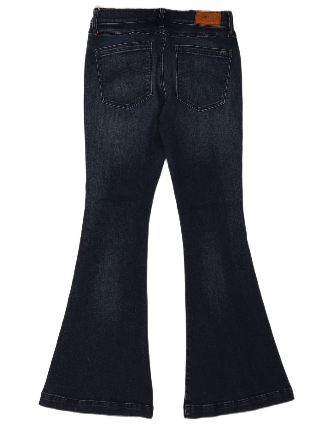 Damskie jeansy rozkloszowane Tommy Hilfiger W30 L30 Granatowa bawełna