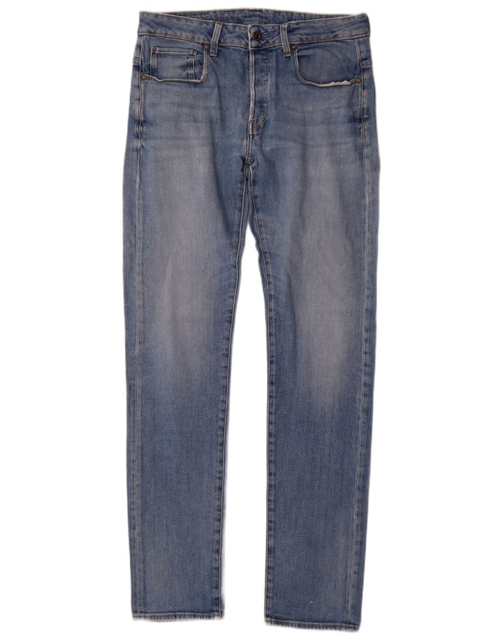 Męskie jeansy G-Star 3301 W32 L34 Niebieskie