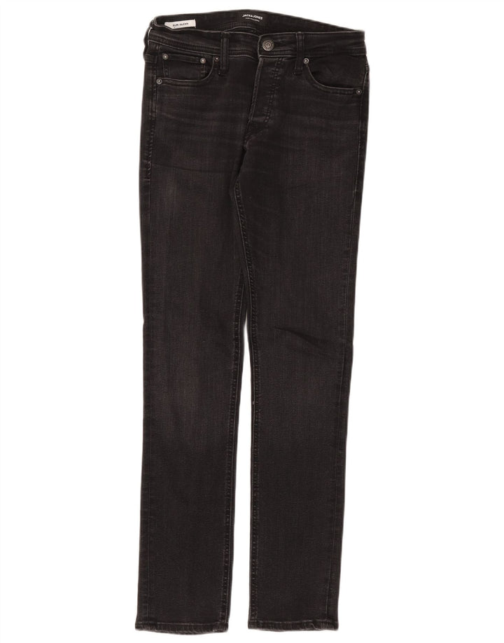Męskie jeansy Jack & Jones GLENN Slim W30 L32 Szara bawełna