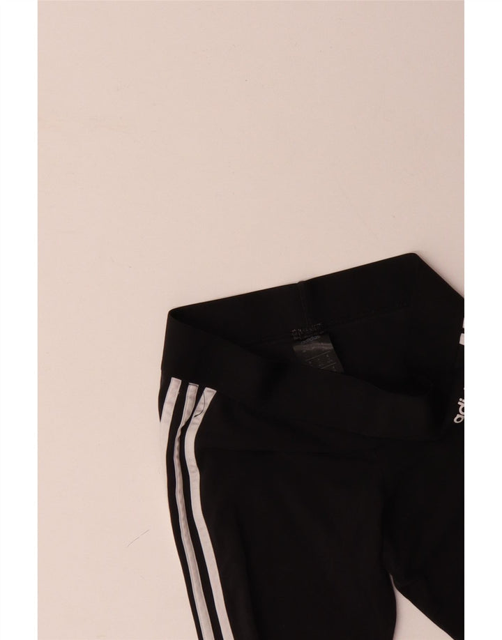 Legginsy damskie ADIDAS UK 8/10, małe, czarne, bawełniane