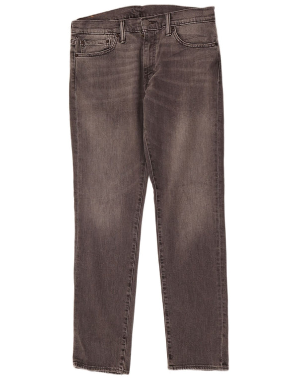 Męskie jeansy Levi's 511 Slim W33 L32 Szara bawełna