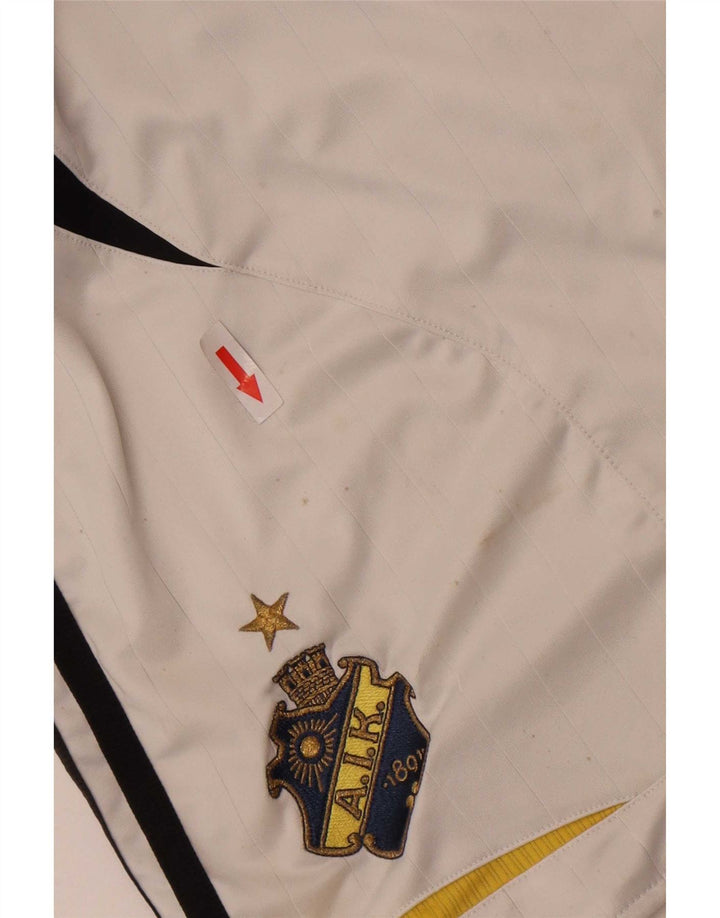 Męskie spodenki sportowe Adidas XL, biały, poliester z blokami kolorów