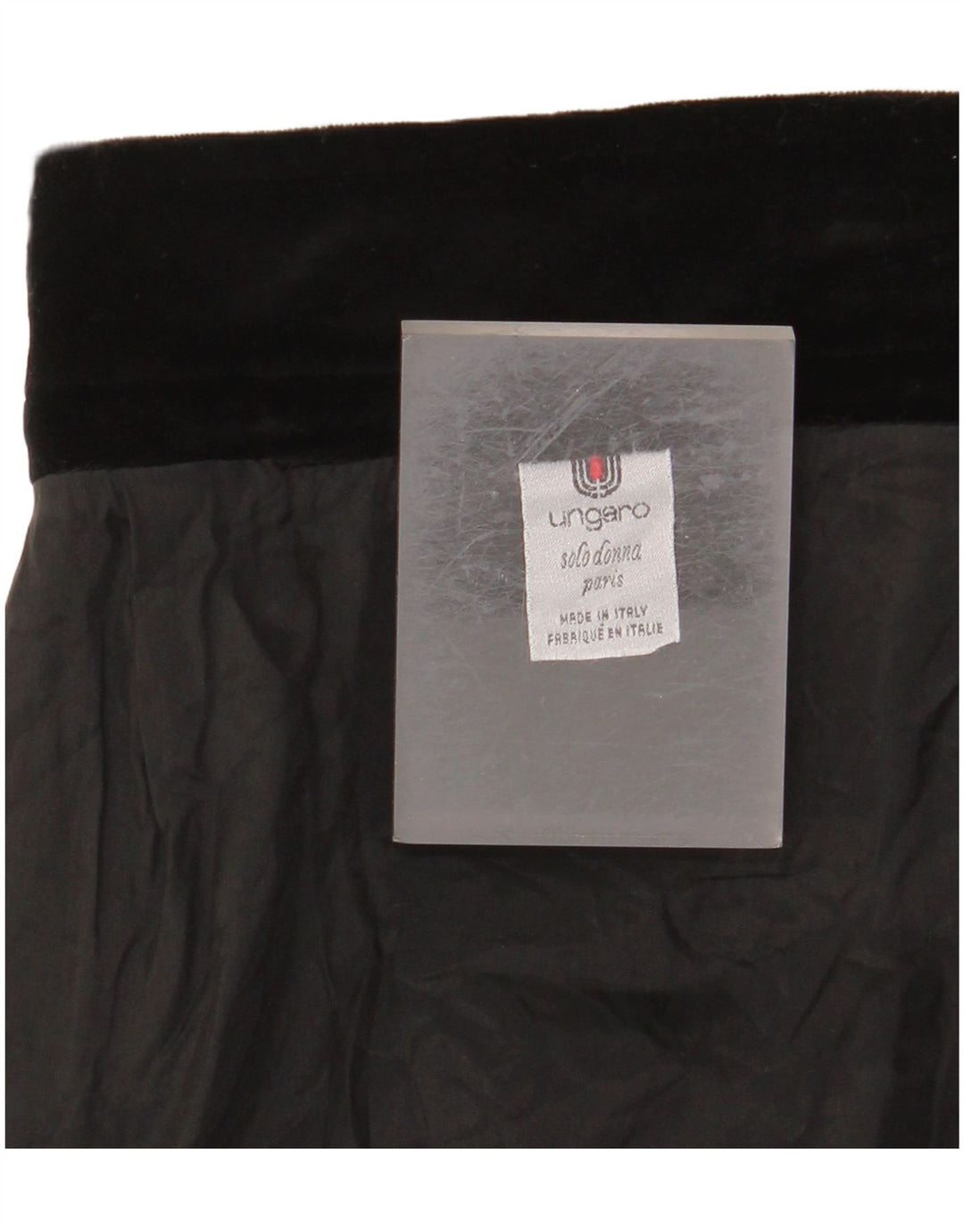 UNGARO Damska prosta spódnica W30 Średnia czerń