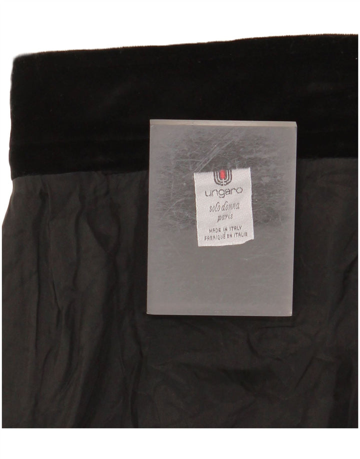 UNGARO Damska prosta spódnica W30 Średnia czerń