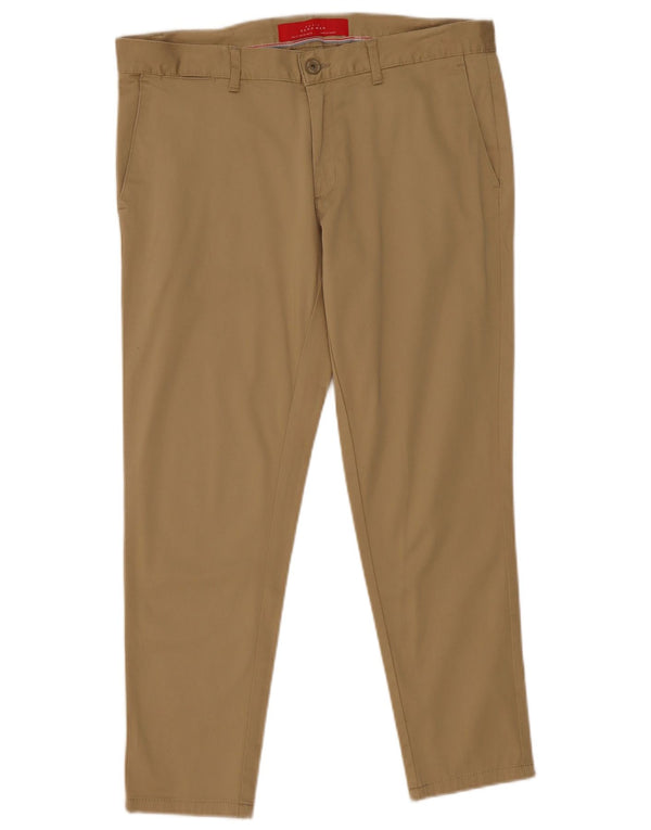 Męskie spodnie chino Zara EU 42 Large W32 L27 Beżowa bawełna