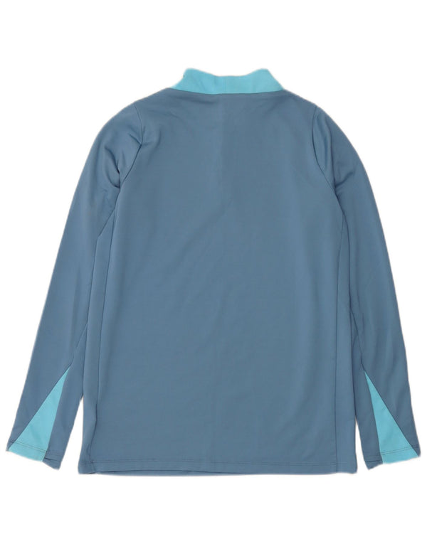 Chłopięcy dres Nike Dri Fit Slim Zip Neck Pullover 13-14 lat XL Niebieski