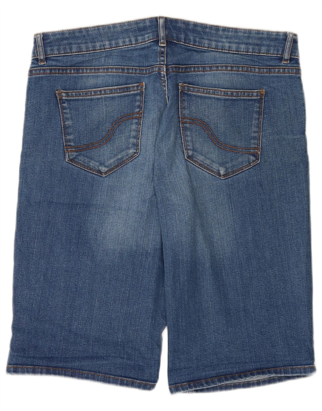 Damskie jeansowe bermudy Fat Face UK 12 Medium W32 Niebieskie bawełniane