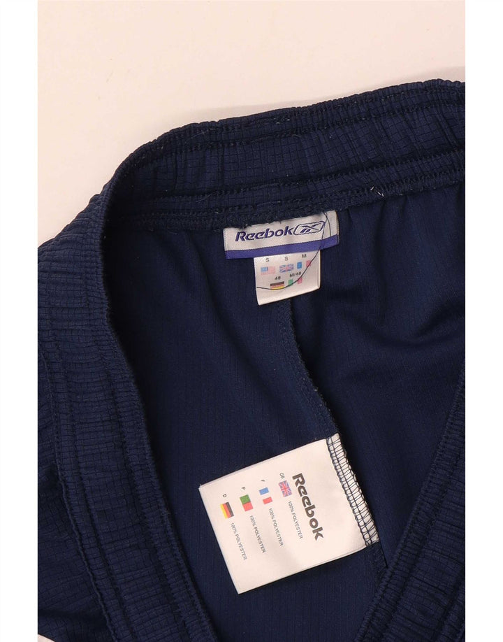 Męskie spodenki sportowe Reebok, małe, granatowe, z poliestru