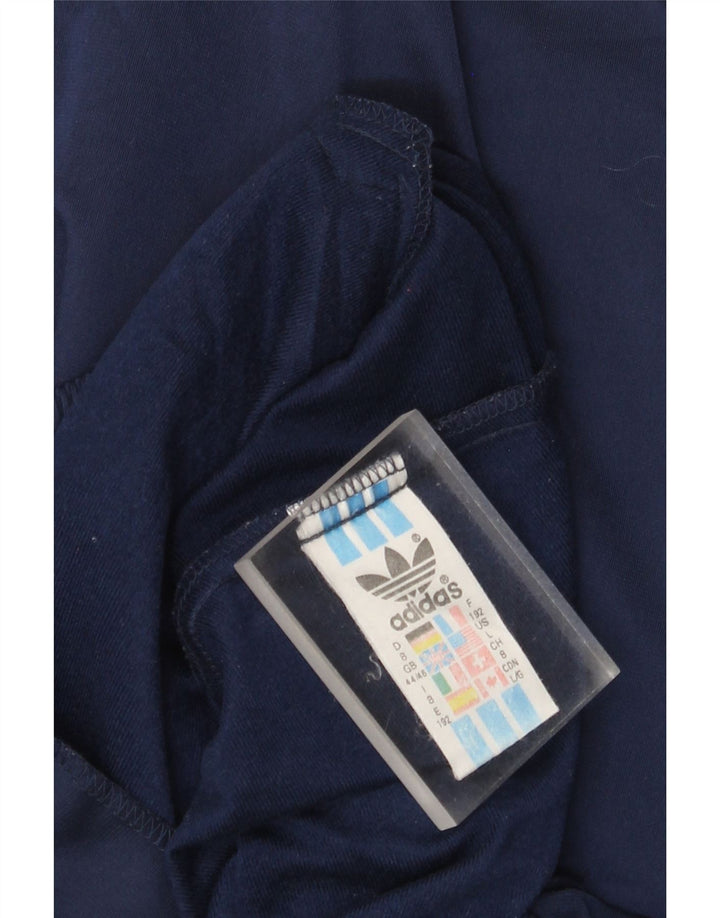 Adidas Męska bluza dresowa UK 44/46, duża, granatowa, poliestrowa