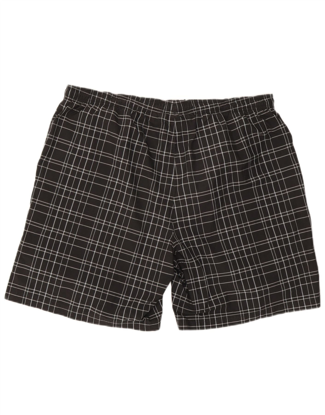 Męskie spodenki kąpielowe Reebok 2XL, poliester w czarną kratkę