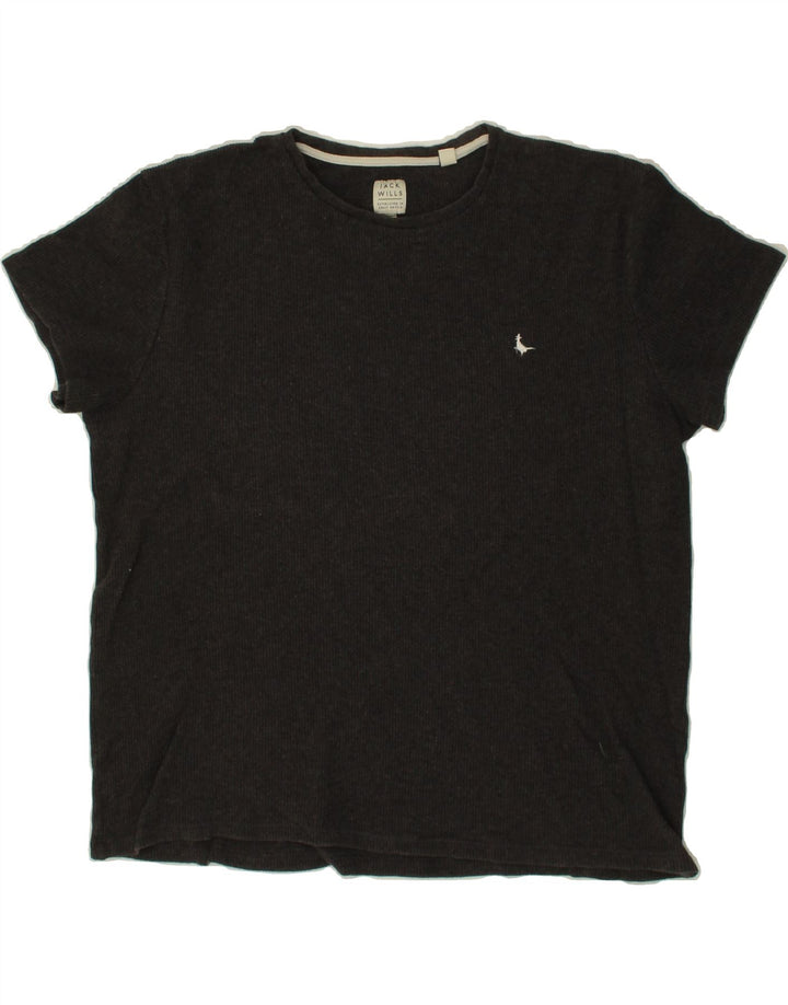 JACK WILLS Mens T-Shirt Top Medium Grey Cotton Vintage Jack Wills and Second-Hand Jack Wills from Messina Hembry 