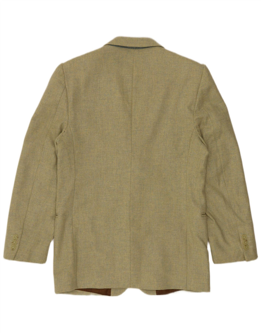 Męska marynarka zapinana na 3 guziki VINTAGE IT 46 Small Green Wełna