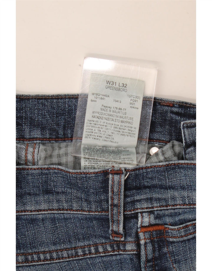 Męskie jeansy WRANGLER Greensboro W31 L32, niebieskie, bawełniane