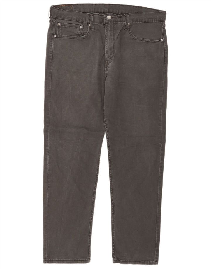 Męskie jeansy Levi's 502 Tapered W38 L32 Szara bawełna