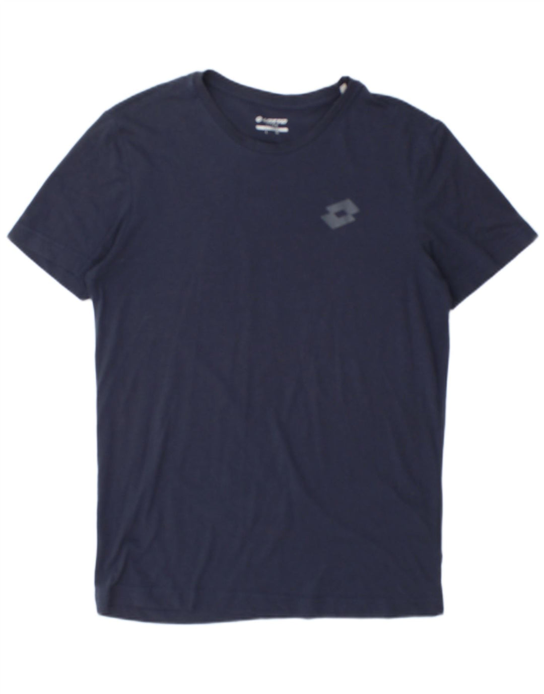 T-shirt męski Lotto, duży, bawełniany, granatowy