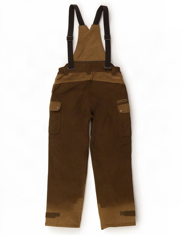 Męskie spodnie ogrodniczki cargo Percussion W34 L31 Khaki, blok kolorów