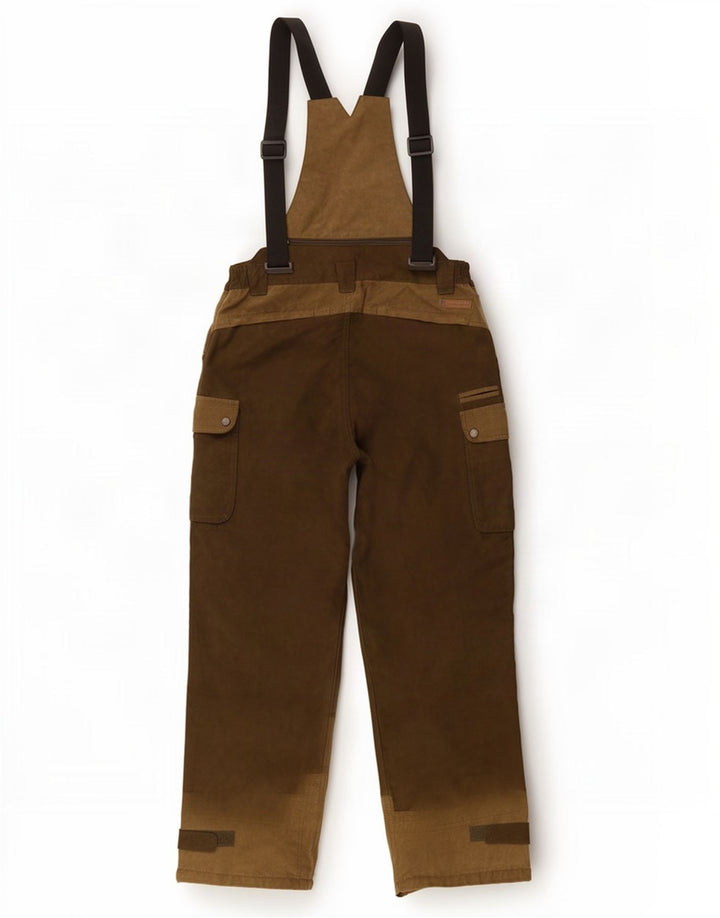 Męskie spodnie ogrodniczki cargo Percussion W34 L31 Khaki, blok kolorów
