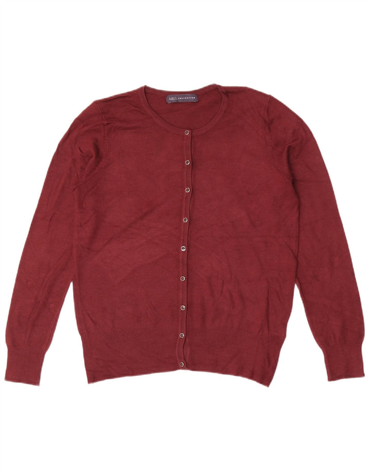 Sweter damski Marks & Spencer UK 10 Small, bordowa wiskoza