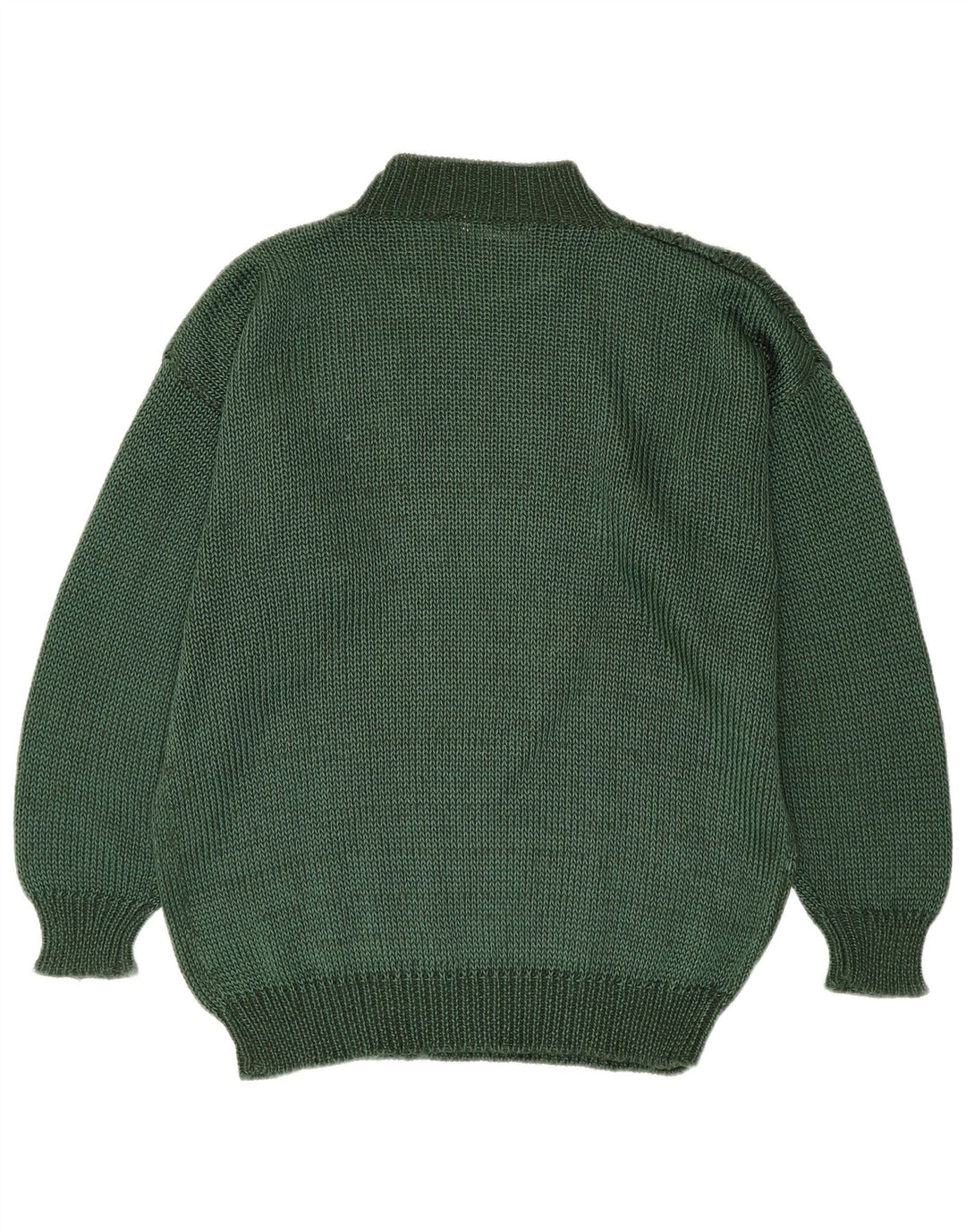 Toplike Męski sweter z golfem, rozmiar 40, średni zielony Argyle/Diament