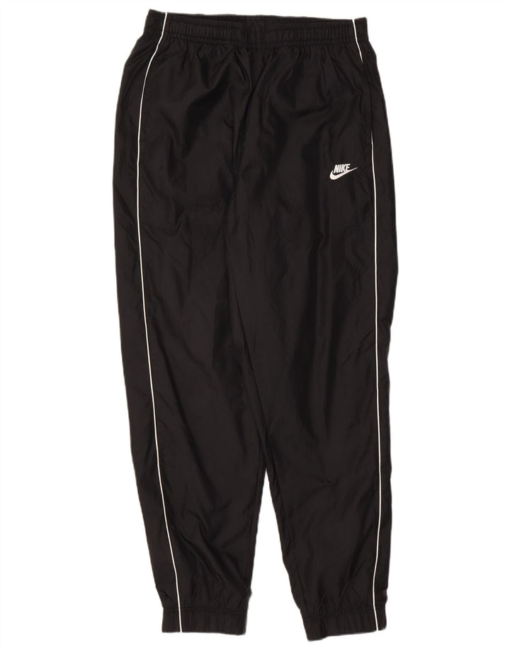 Męskie spodnie dresowe Nike, duże, czarne, nylonowe