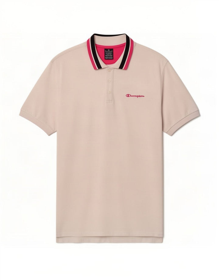 Męska koszulka polo Champion 2XL Biała słomkowa