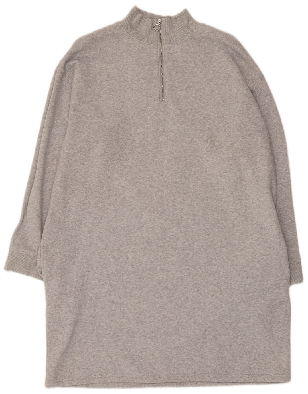 MARKS & SPENCER Damska sukienka oversize typu jumper UK 16, duża, szara, nakrapiana