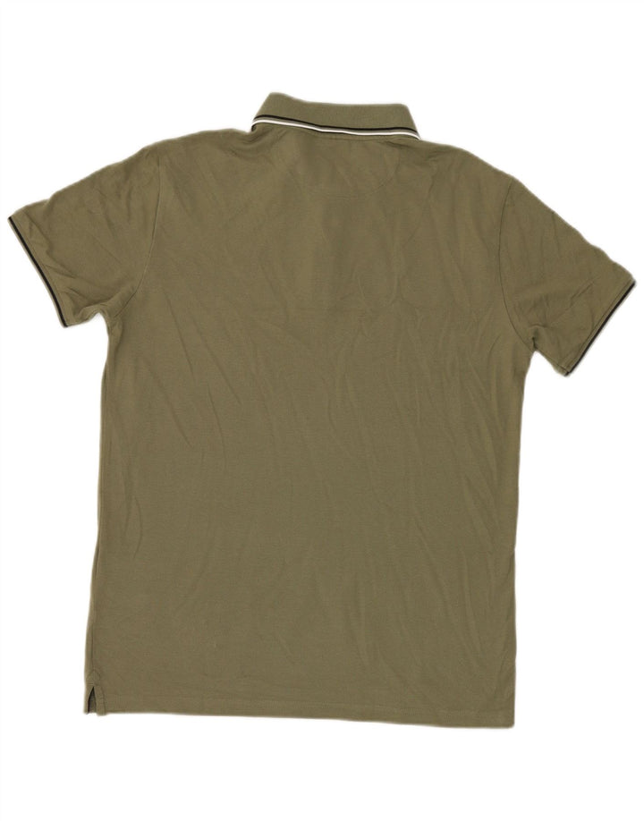 Męska koszulka polo Champion, mała, bawełniana w kolorze khaki