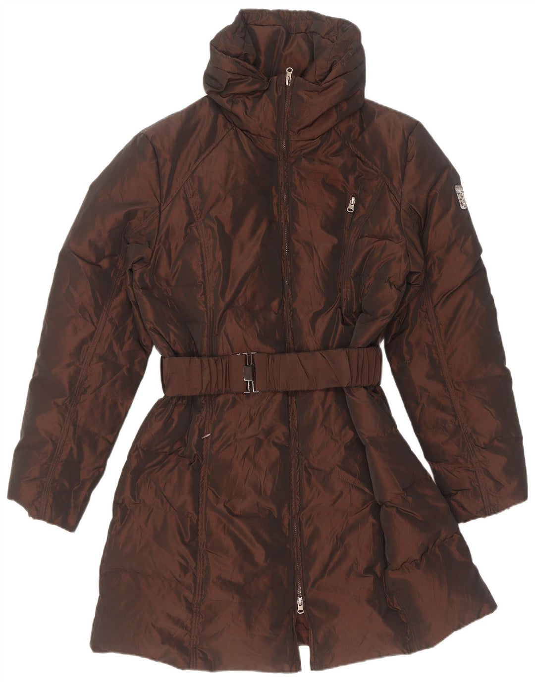 Damski płaszcz ocieplany Marina Militare UK 20 2XL Brązowy poliester