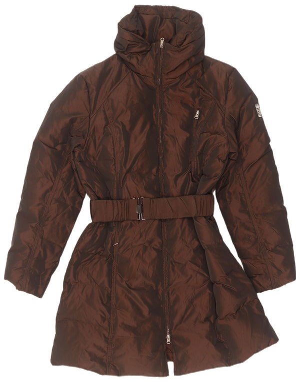 Damski płaszcz ocieplany Marina Militare UK 20 2XL Brązowy poliester