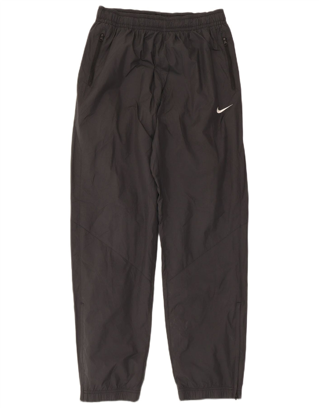 Damskie spodnie chino do biegania Nike, małe, czarne, poliestrowe