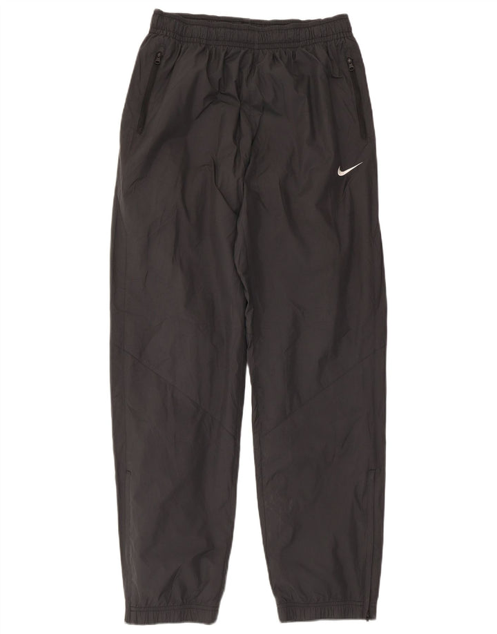 Damskie spodnie chino do biegania Nike, małe, czarne, poliestrowe