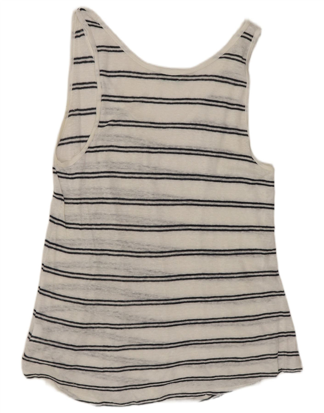 Damska bluzka bez rękawów Benetton UK 18 XL w białe paski