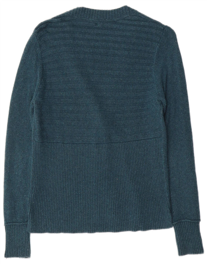 Damski sweter rozpinany White Stuff UK 10, mały, zielony nylon