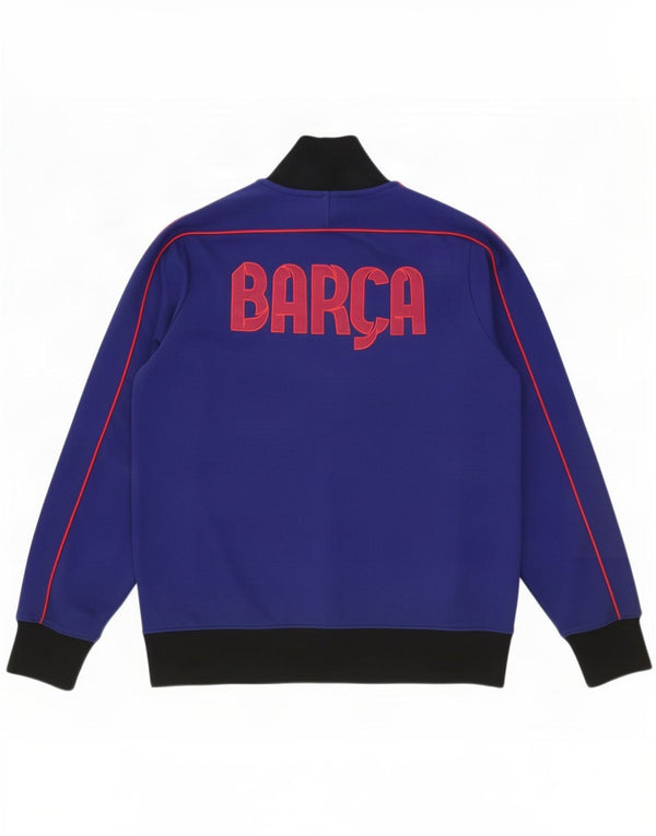 Męska kurtka dresowa Nike Barcelona Graphic z dużym niebieskim blokiem kolorów