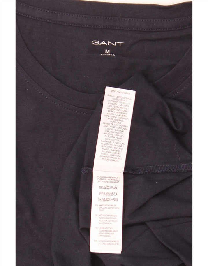T-shirt męski Gant, średni, granatowy, bawełniany