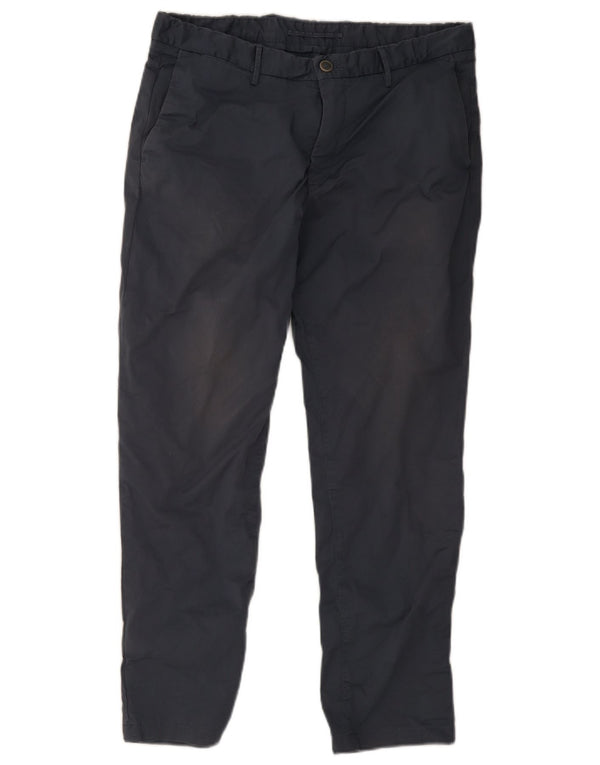 Męskie spodnie Chino Massimo Dutti Slim Fit EU 44 Large W34 L30 Granatowe