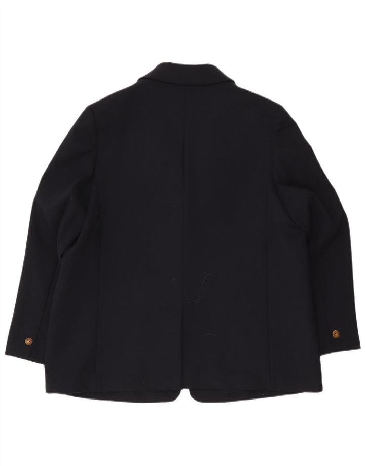 Marks & Spencer Damska marynarka oversize zapinana na 1 guzik, UK 18 XL, granatowa